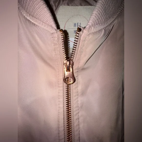 Hei Hei Anthropologie-Pink Bomber Jacket. Size XS VGUC - Picture 3 of 12